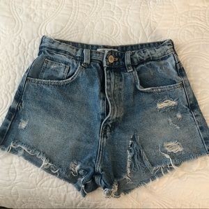Zara blue shorts Size 23
